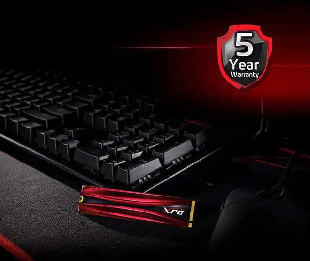 Alt view image 8 of 13 - XPG GAMMIX Gaming SSD S11 Pro Series: 512GB Internal PCIe Gen3x4 M.2 2280 (NVMe)