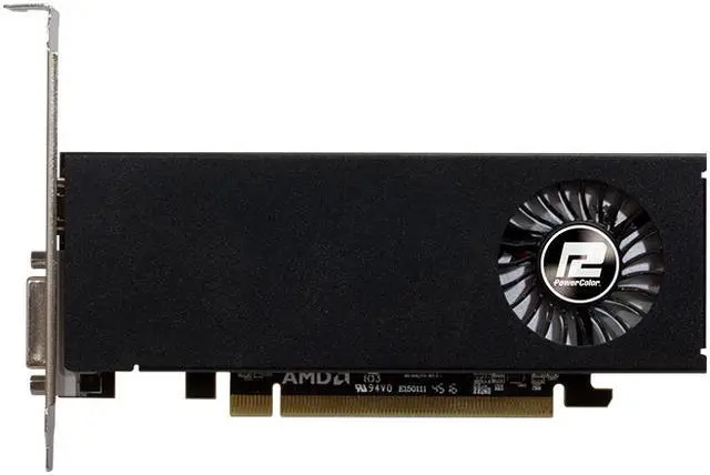 Alt view image 4 of 5 - PowerColor Video card RX 550 4G GDDR5 LP AXRX 550 4GBD5-HLE GDDR5