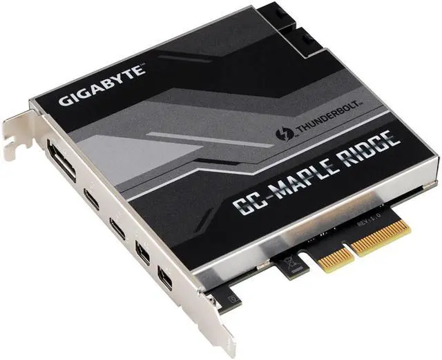 Alt view image 3 of 3 - Gigabyte GC-MAPLE RIDGE Thunderbolt 4 PCI-Ex4 add on Card USB Type-C DisplayPort