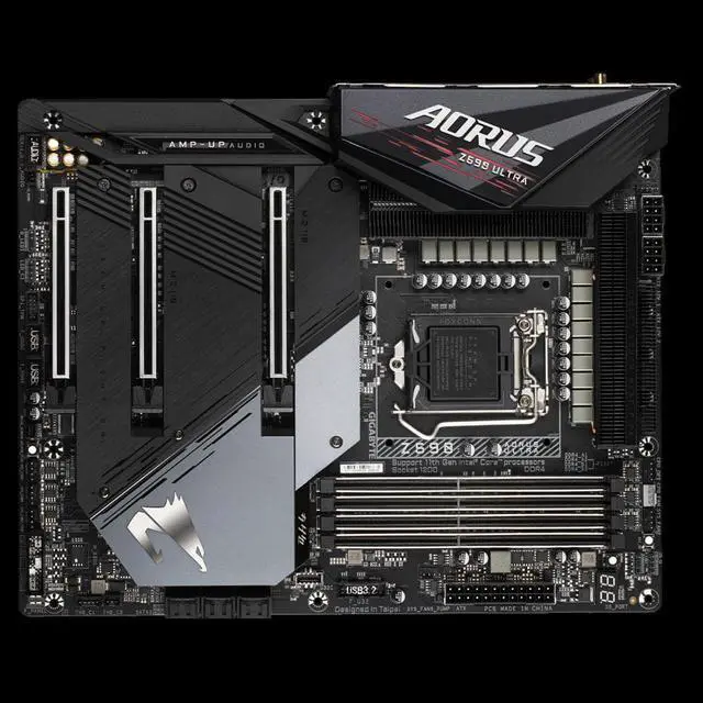 Alt view image 4 of 4 - Gigabyte Z590 AORUS ULTRA Motherboard CPU SOCKET LGA1200 Intel DDR4 WIFI 5GHz