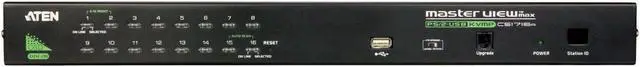 Alt view image 3 of 3 - Aten CS1716A 16-Port PS/2-USB VGA KVM Switch with Daisy-Chain Port and USB