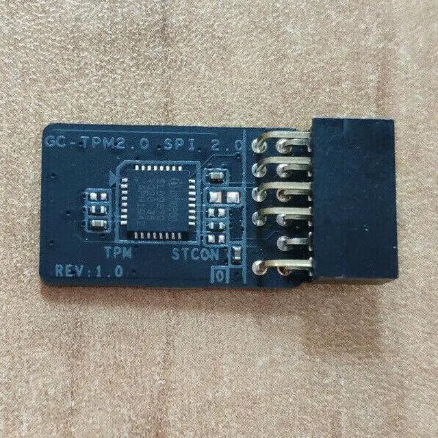 Alt view image 3 of 5 - Gigabyte GC-TPM2.0 SPI Module Compute Securely bus header key Trusted Platform