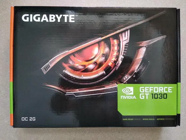 Alt view image 5 of 6 - GIGABYTE Video Card  NVIDIA GeForce GT 1030 2GB DDR5 GV-N1030OC-2GI GDDR5 6008 MHz