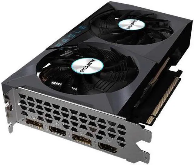 Alt view image 3 of 5 - Gigabyte RTX 3050 GV-N3050EAGLE-8GD PCIE 4.0 Video Card GDDR6 DP HDMI ATX 128bit