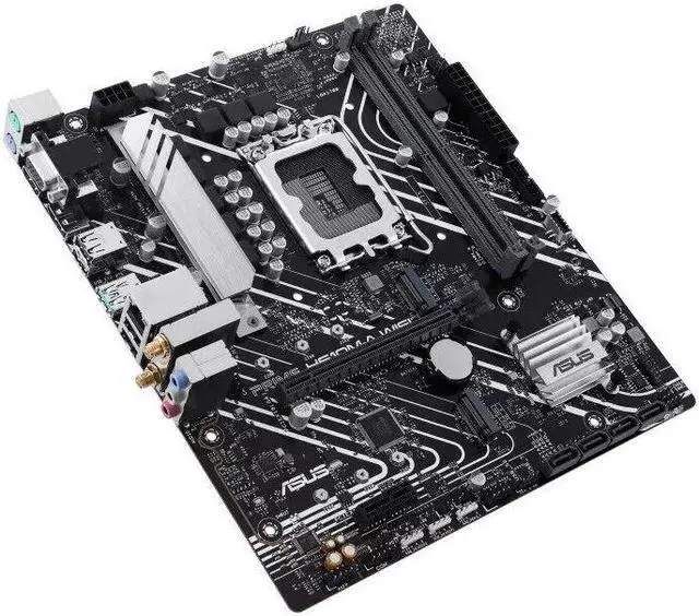 Alt view image 2 of 8 - Asus PRIME H610M-A WIFI LGA 1700 Motherboard DP HDMI VGA Micro ATX WIFI 5