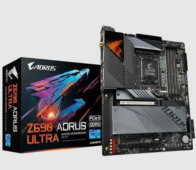Main image of Gigabyte Z690 AORUS ULTRA Motherboard CPU SOCKET LGA1700 ATX Intel DDR5 WIFI 6