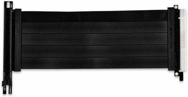Alt view image 3 of 5 - LIAN-LI Back Panel VERTICAL GPU BRACKET KIT PCI-E3.0 Riser Card WHITE 20cm Cable
