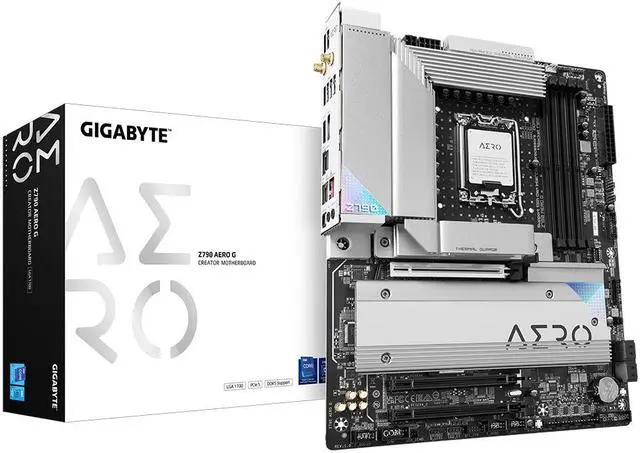 Main image of Gigabyte Z790 AERO G Motherboard CPU LGA1700 Intel DDR5 HDMI 2.5GbE LAN Wi-Fi 6E