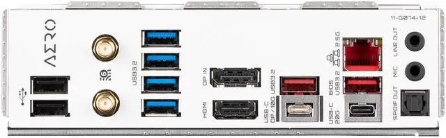 Alt view image 5 of 5 - Gigabyte Z790 AERO G Motherboard CPU LGA1700 Intel DDR5 HDMI 2.5GbE LAN Wi-Fi 6E