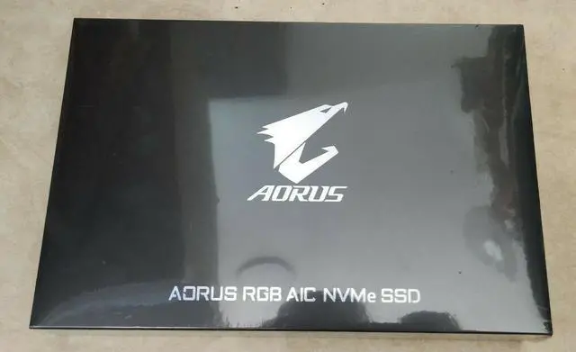 Alt view image 4 of 7 - Gigabyte AORUS RGB AIC 512GB SSD NVMe PCI-E x4 3D TLC Card Solid State Drive GP-ASACNE2512GTTDR