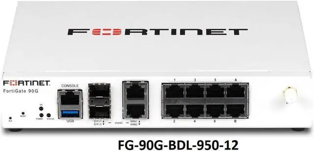 Main image of Fortinet FortiGate FG-90G-BDL-950-12 Hardware + 1 year FortiCare Premium UTP
