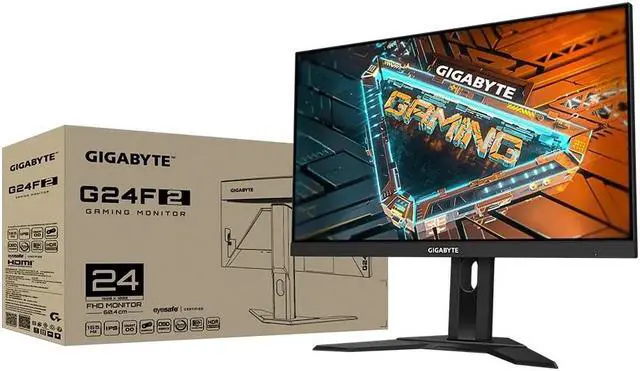 Alt view image 2 of 4 - GIGABYTE 23.8" IPS FHD 180HZ 1MS G24F-2 165Hz 300 cd/m2  DisplayPort  USB Headphone HDMI x 2