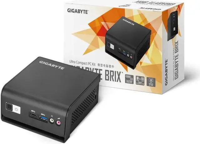 Main image of GIGABYTE BRIX BAREBONE BMPD-6005 Intel Pentium N6005 2.8GHz HDMI Mini DP