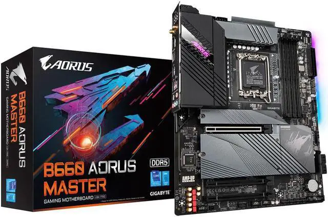 Main image of Gigabyte B660 AORUS MASTER DDR5 Motherboard CPU SOCKET LGA1700 Intel HDMI WIFI 6