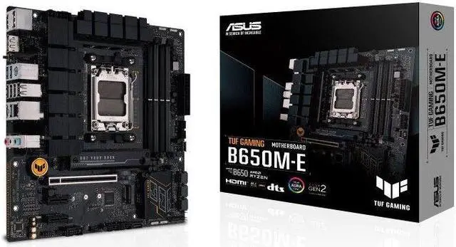 Main image of Asus TUF GAMING B650M-E AMD B650 Socket AM5 micro ATX Motherboard 4x DIMM