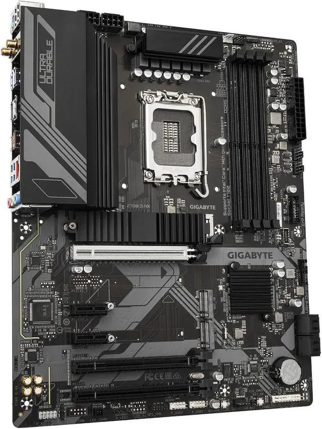Alt view image 4 of 10 - Gigabyte Z790 D AX Motherboard LGA 1700 DDR5 ATX HDMI DP Wi-Fi 6E M.2 PCIe HDMI
