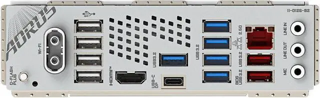 Alt view image 6 of 6 - Gigabyte AMD motherboard B650E Aours STEALTH ICE AM5 DDR5 M.2 PCIe 5.0x16 Wi-Fi7