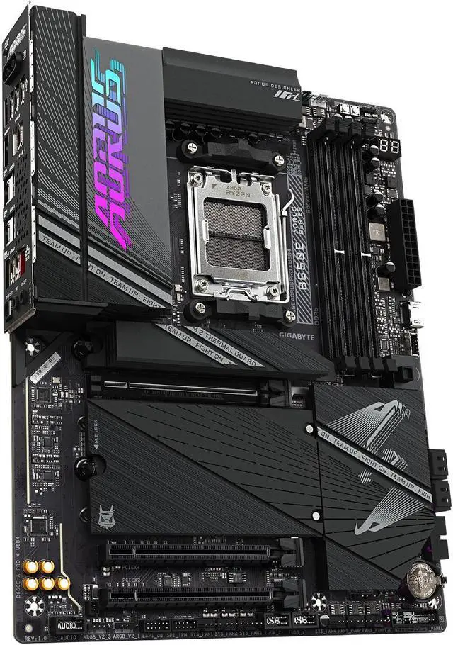 Alt view image 3 of 4 - Gigabyte B650E AORUS PRO X USB4 AM5 DDR5 ATX HDMI Wi-Fi 7
