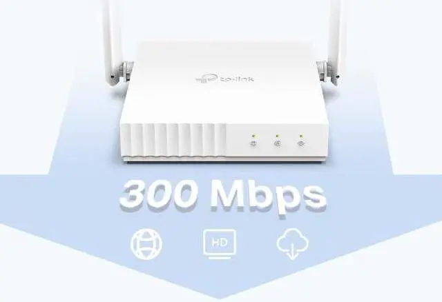 Alt view image 4 of 5 - TP-Link TL-WR844N 300 Mbps Multi-Mode Access Point Wi-Fi Router