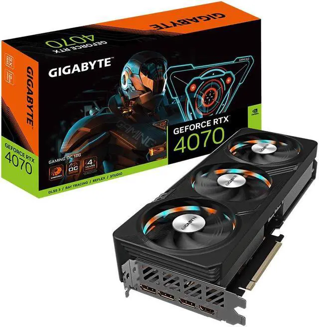 Main image of GIGABYTE GEFORCE RTX 4070 GV-N4070GAMING OC-12GD 12GB GDDR6X PCI-E 4.0 x 16 HDMI