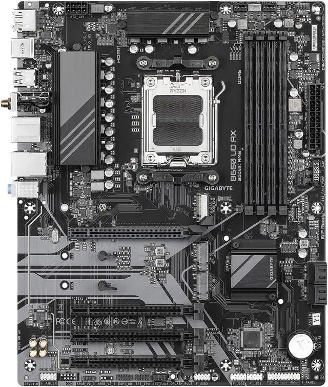 Alt view image 2 of 4 - Gigabyte B650 UD AX Motherboard ATX DDR5 CPU Socket AM5 SATA 3 HDMI Wi-Fi 6/6E