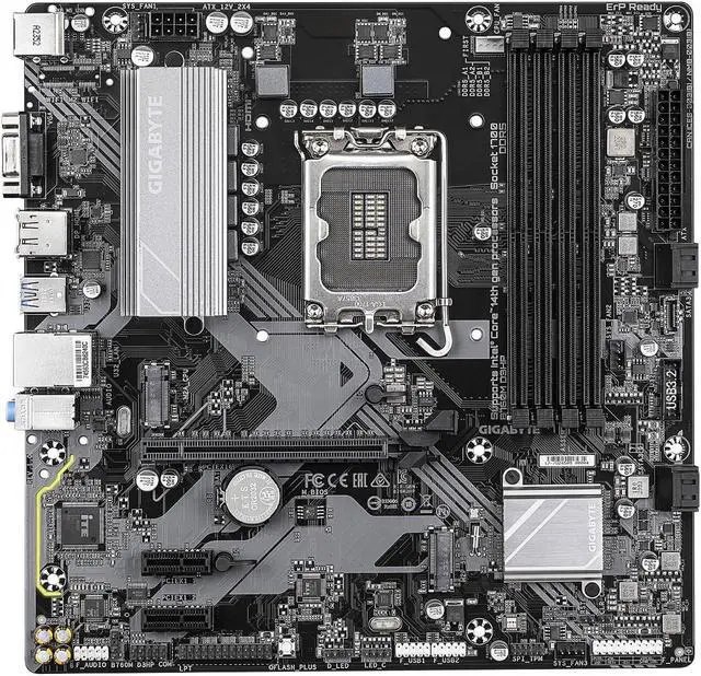 Alt view image 2 of 3 - Gigabyte motherboard Intel B760M D3HP LGA 1700 DDR5 Micro ATX DisplayPort USB Type-C