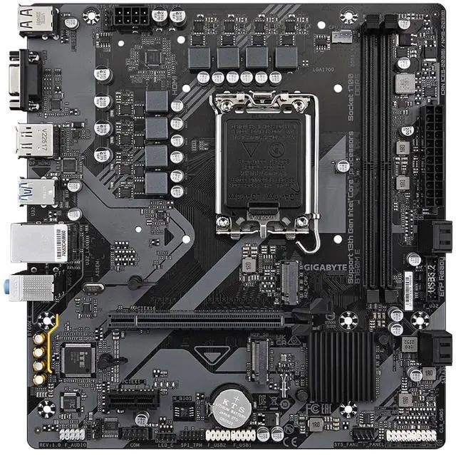 Alt view image 2 of 3 - Gigabyte motherboard B760M E DDR5 Micro ATX LGA 1700 Supports Intel 14th/ 13th /12th processors