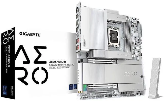 Main image of Gigabyte Z890 AERO D DDR5 Micro ATX Wi-Fi 7 M.2 PCIe Bluetooth 5.4