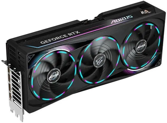 Alt view image 4 of 7 - Gigabyte AORUS GeForce RTX 5090 MASTER 32G GV-N5090AORUS M-32GD video card GDDR7 video card