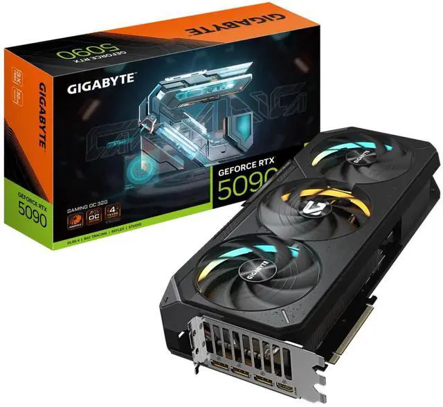 Alt view image 2 of 7 - Gigabyte GeForce RTX 5090 GAMING OC 32G GV-N5090GAMING OC-32GD GDDR7 PCI-E