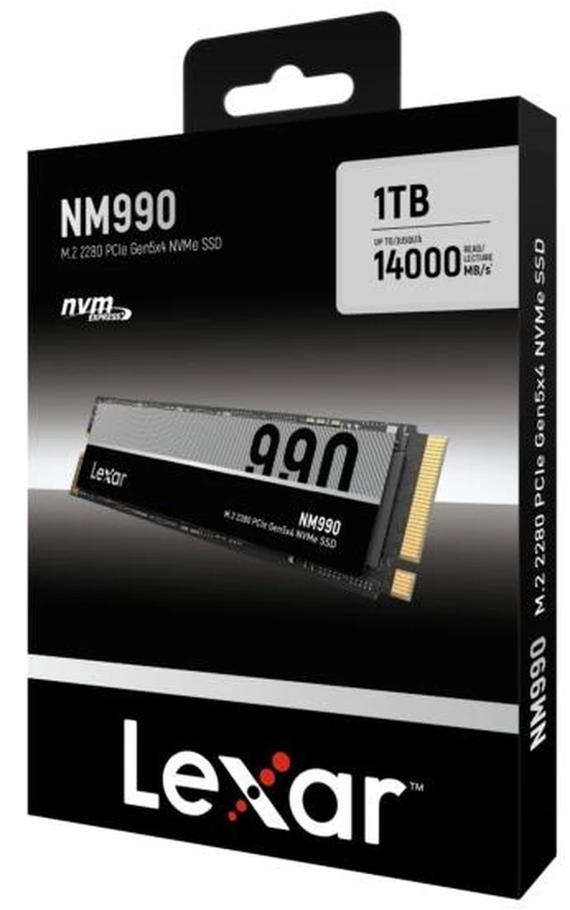 Main image of Lexar SSD LNM-990 1TB M.2 NVMe High Speed PCIe Gen 5X4 LNM990X001T-RNNNG