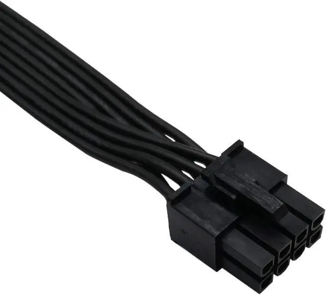 Alt view image 2 of 6 - COMeap CPU 8 Pin Male to CPU 8 Pin (4+4 Detachable) Male EPS-12V Motherboard Power Adapter Cable for Corsair Modular Power Supply 25-inch(63cm)
