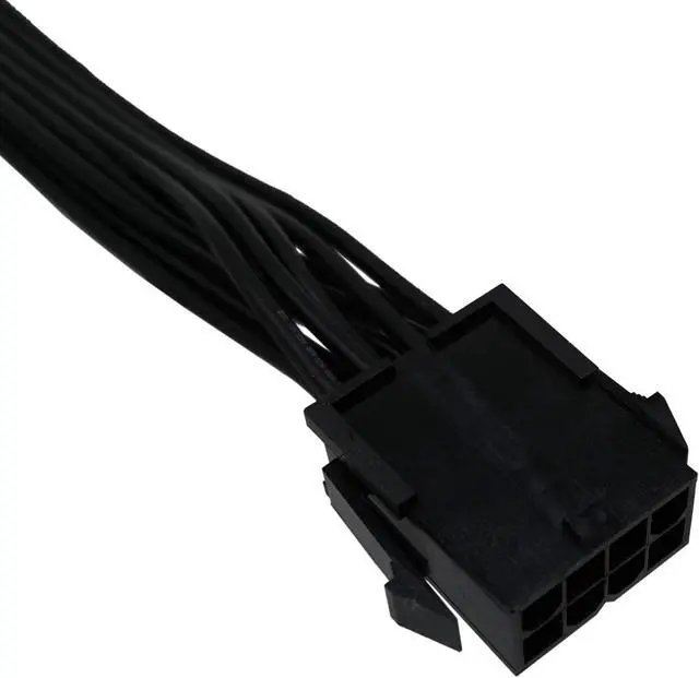 Alt view image 4 of 6 - COMeap CPU 8 Pin Female to CPU 8 Pin ATX 4 Pin Male Power Supply Converter Adapter Extension Cable for Motherboard 9.5-inch(24cm)