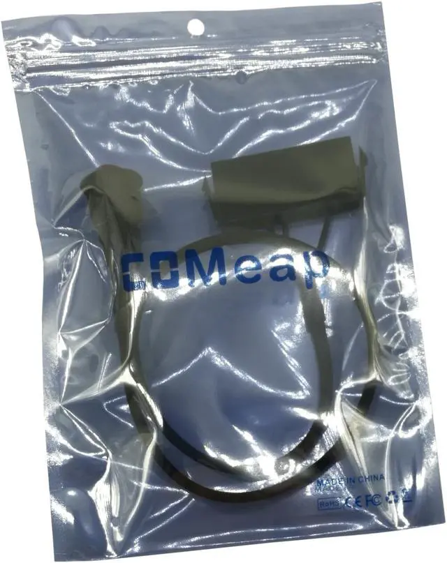 Alt view image 4 of 5 - COMeap 24 Pin ATX Red LED Power On/Off Switch Jumper Bridge Adapter Braided Cable 21.5-inch(55cm)