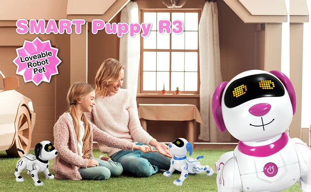Alt view image 14 of 18 - Contixo R3 Robot Dog, Walking Pet Robot Toy, App Controlled Robots for Kids, Remote Control, Interactive Dance, Voice Commands, Bluetooth, Motion Sensor, RC Toy Dog for Boys and Girls