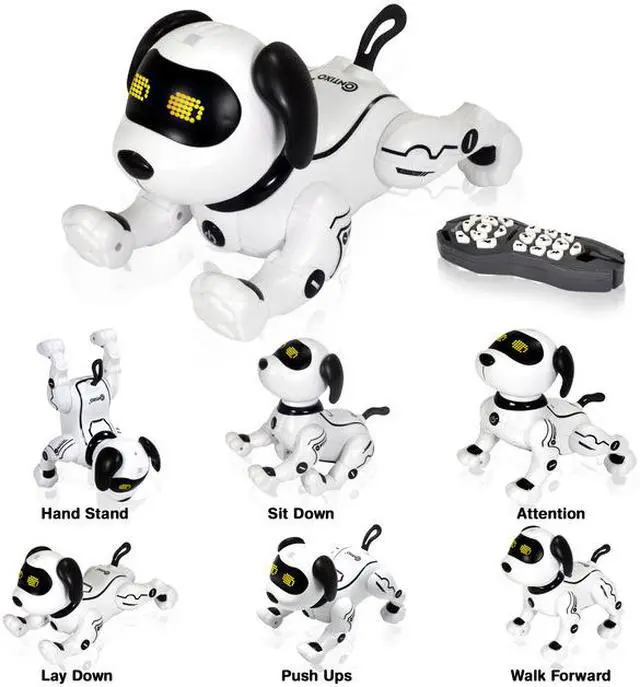 Alt view image 10 of 11 - Contixo R3 Robot Dog, Walking Pet Robot Toy, App Controlled Robots for Kids, Remote Control, Interactive Dance, Voice Commands, Bluetooth, Motion Sensor, RC Toy Dog