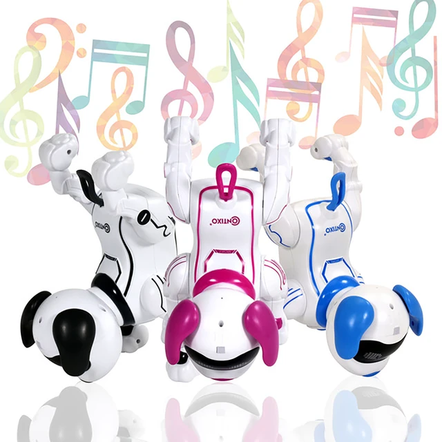 Alt view image 12 of 18 - Contixo R3 Robot Dog, Walking Pet Robot Toy, App Controlled Robots for Kids, Remote Control, Interactive Dance, Voice Commands, Bluetooth, Motion Sensor, RC Toy Dog for Boys and Girls