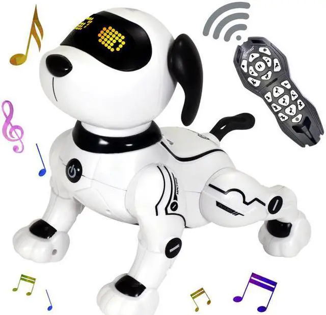 Alt view image 7 of 11 - Contixo R3 Robot Dog, Walking Pet Robot Toy, App Controlled Robots for Kids, Remote Control, Interactive Dance, Voice Commands, Bluetooth, Motion Sensor, RC Toy Dog
