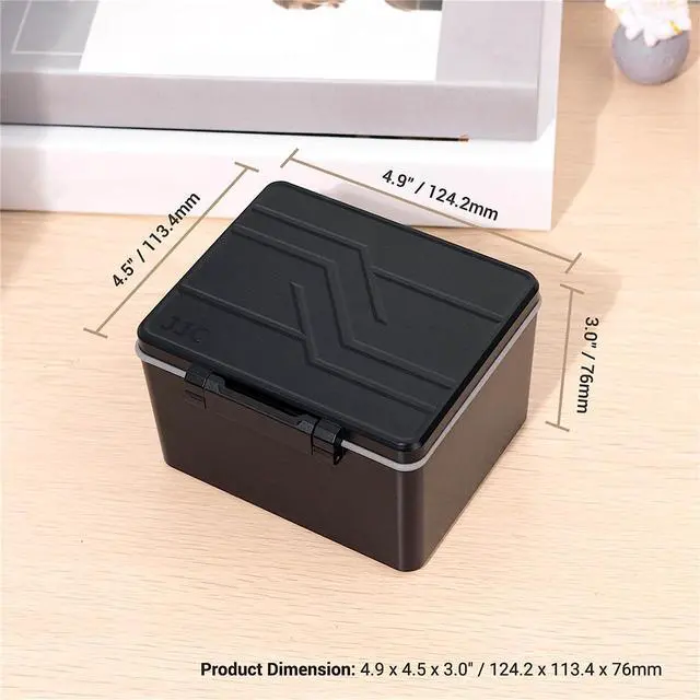Alt view image 6 of 7 - JJC Camera Battery Case Fits for Canon LP-E6 E6NH Nikon EN-EN15 EL3e EL15a Sony NP-FZ100 Fujifilm NP-W235 Olympus BLX-1, Memory Card Case Holder Storage for CF Express Type A Type B XQD SD MicroSD TF