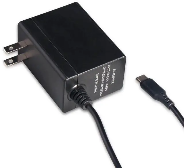 Alt view image 6 of 6 - AC Adapter for Nintendo Switch - Nintendo Switch Charger with 5FT Power Cord - 15V 2.6A Power Adapter for Nintendo Switch (Support TV Mode and Switch Pro Controller)