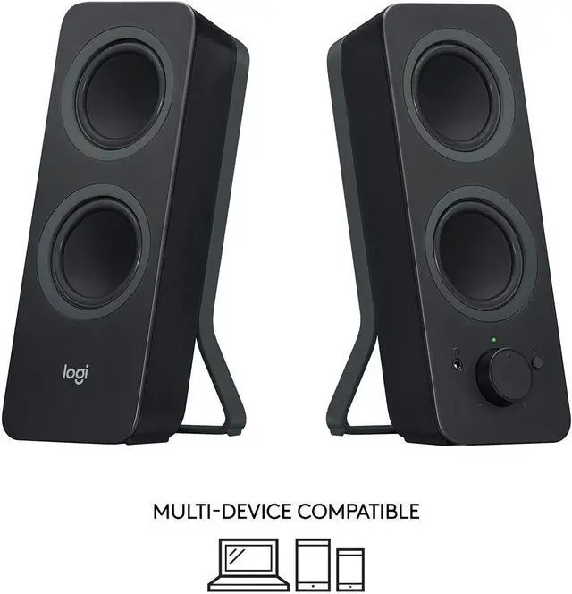 Alt view image 4 of 6 - Logitech Z207 2.0 Channel Computer Speaker System with Bluetooth (980-001294)