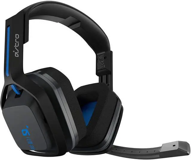 Alt view image 5 of 7 - ASTRO Gaming A20 Wireless Headset, Black/Blue (PlayStation 4)