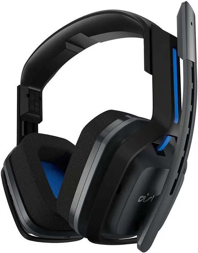 Alt view image 7 of 7 - ASTRO Gaming A20 Wireless Headset, Black/Blue (PlayStation 4)