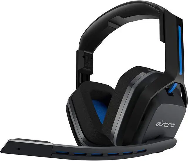 Alt view image 2 of 7 - ASTRO Gaming A20 Wireless Headset, Black/Blue (PlayStation 4)
