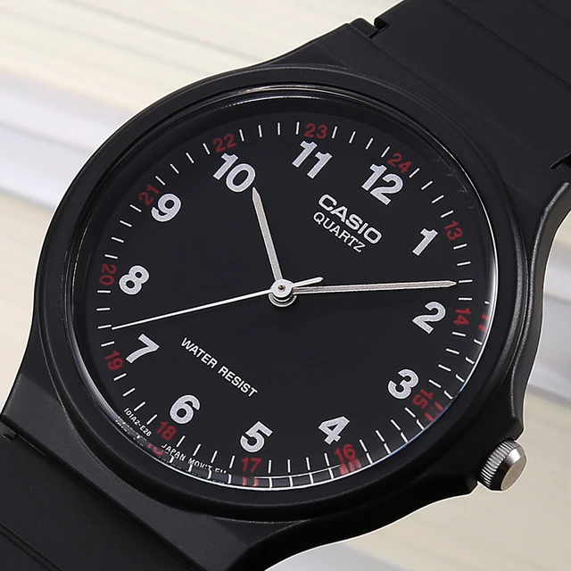 Alt view image 3 of 12 - Casio (CASIO) Watch MQ Pointer Series Student Black Plastic Strap Quartz Neutral Ms. Women's Watch MQ-24-1B