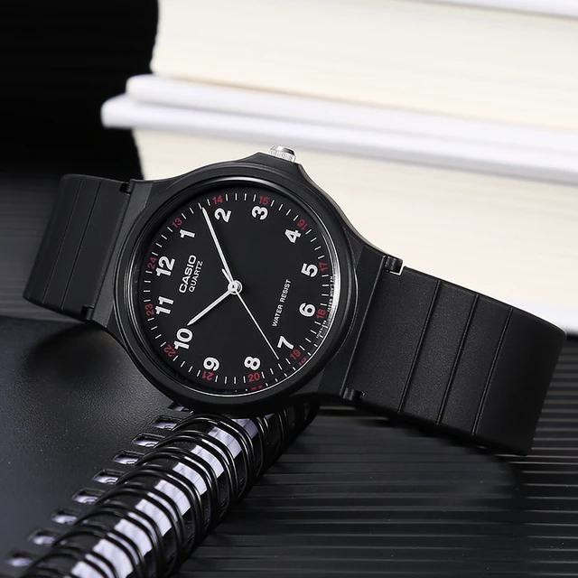Alt view image 2 of 12 - Casio (CASIO) Watch MQ Pointer Series Student Black Plastic Strap Quartz Neutral Ms. Women's Watch MQ-24-1B