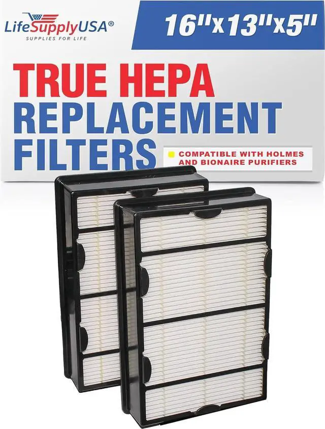 Alt view image 2 of 2 - 2 Pack Replacement HEPA Air Filter to fit Holmes Air Purifiers, Compare To Filter Part HRC1, Holmes Part HAPF600, HAPF600D, HAPF600D-U2