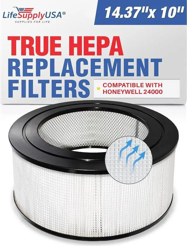Main image of Replacement HEPA Filter fits Honeywell 24000 / 24500 Air Cleaner