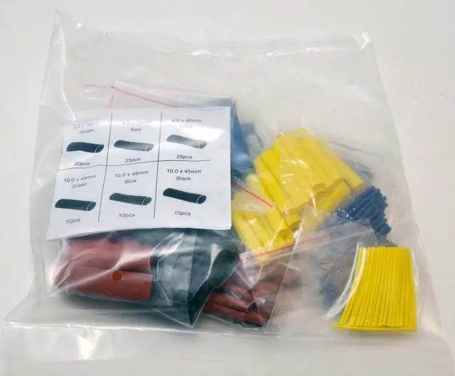 Alt view image 2 of 2 - 280pcs 8 Size Assortment Ratio 2:1 Heat Shrink Tubing Tube Sleeving Wrap Kit