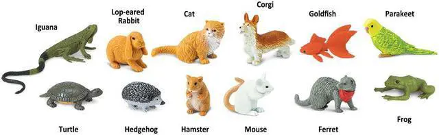 Alt view image 3 of 8 - Toobs Pets Safari Ltd Set Educational Kids Toy Figure